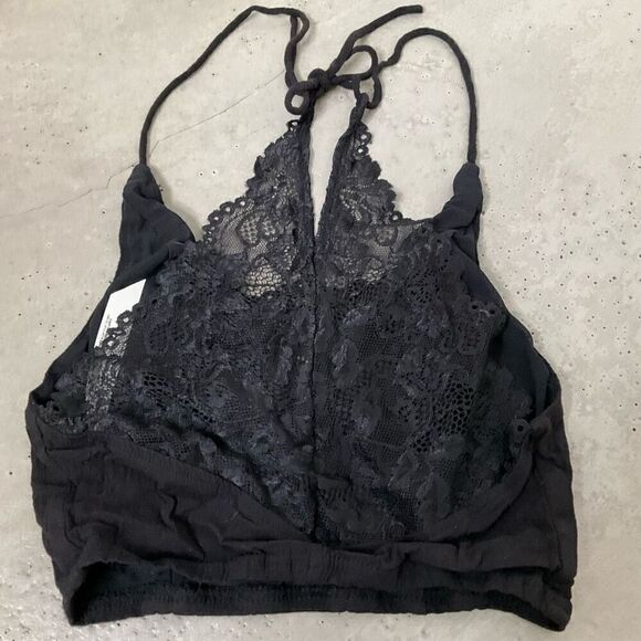 Free People Lace Halter Bralette - Picture 3 of 5